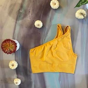 Yellow Sports Bra Avocado